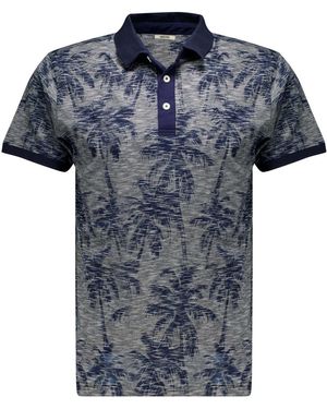 Deeluxe T-shirt Polo TIKI - Bleu