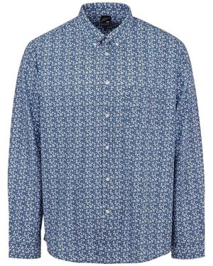 Fabric Chemise Gt49218 - Bleu