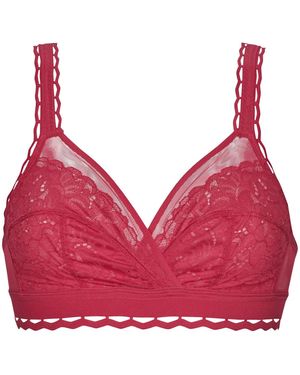 Playtex Triangolo/Senza Ferretto CUr Croise Feminin Recycle - Rosso