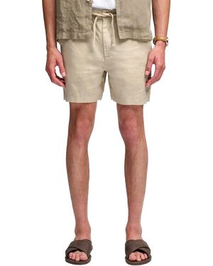 Superdry Short Short Merchant Linen - Neutre