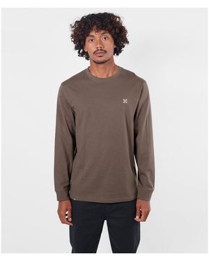 Oxbow T-Shirt Tee-Shirt Manches Longues Tebaz - Marron