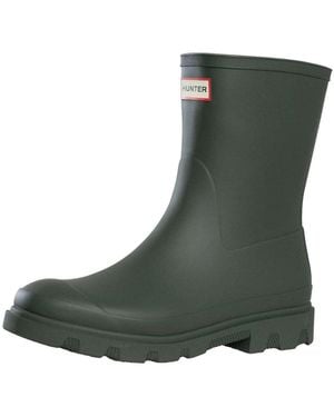 HUNTER Bottes Bottes courtes en caoutchouc Downpour - Vert