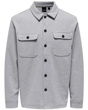 Only & Sons Chemise 185593VTAH25 - Gris