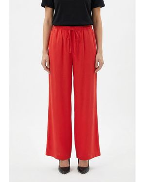 Grace & Mila Pantalons large raven - Rouge