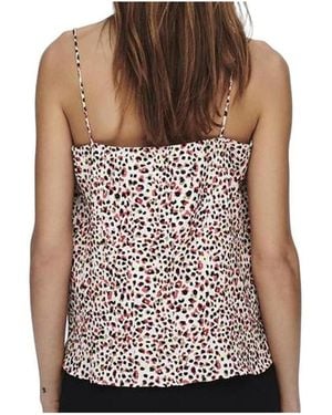 ONLY Debardeur Plisse Singlet - Marron