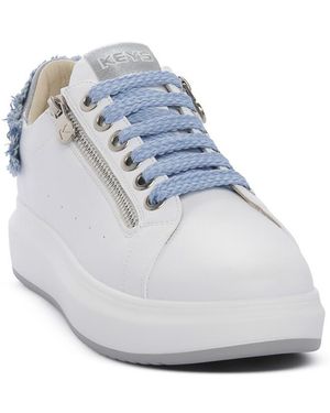 Keys Baskets Basses Jeans - Bleu
