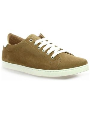 So Send Baskets Derby cuir velours - Vert