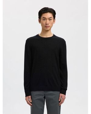 SELECTED Pull 16094647_B - Noir