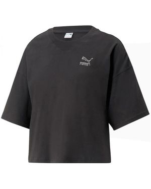 PUMA T-Shirt Korte Mouw 539738_Dare_To_Oversize_Nero - Zwart