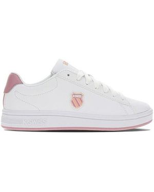 K-swiss Baskets Basses Court Shield - Blanc