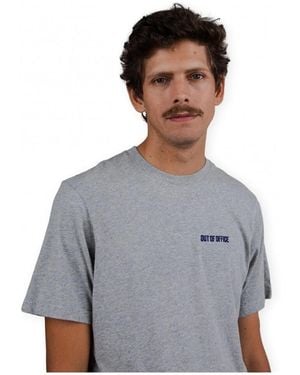 Brava Fabrics T-shirt T-Shirt Out of Office - Grey - Gris