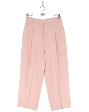 Sandro Pantalon Pantalon droit rose