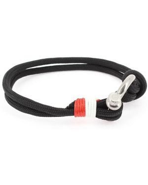 Clj Charles Le Jeune Bracelets Bracelet fermoir manille lyre - Noir