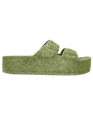 CACATOES Sandales compensées 1007 - Vert