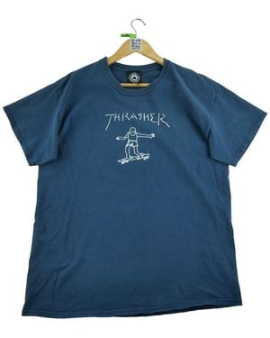 Thrasher T-Shirt Korte Mouw 278088 - Blauw