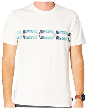 Rip Curl T-shirt SURF REVIVAL REFLECT TEE - Blanc