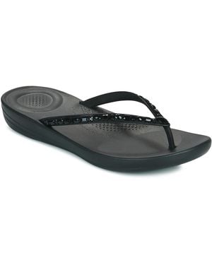 Fitflop Tongs IQUSHION MULTI-CRYSTAL - Noir