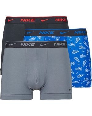 Nike Boxer Essential Cotton Stretch Trunk 3 - Blu