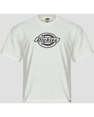 Dickies T-Shirt Forth Shaw Tee Ss Egret - Bianco