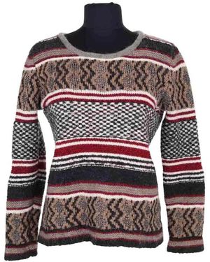 Maje Pull Pull marron - Rouge