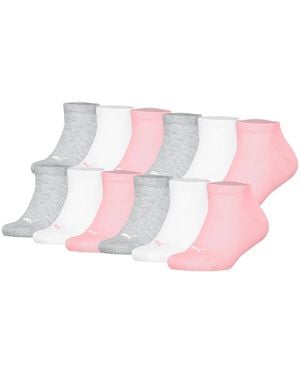 PUMA Chaussettes unisexe Chaussettes Paquet de 12 Plain Sneaker 12P - Rose