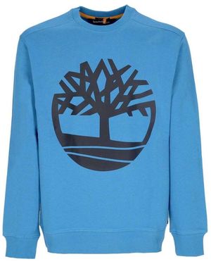 Timberland Sweat-shirt Core Logo Crewneck Bback Sea Of Belize - Bleu