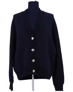 Pinko Gilet Cardigan En Coton - Bleu