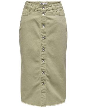 ONLY Jupes Midi 6113101 - Vert