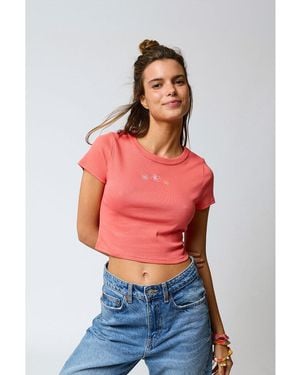 Banana Moon T-shirt OANA BASICALLY - Rouge