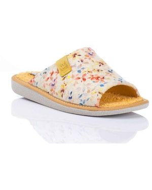 Vulladi Chaussons Pantoufle d'intérieur - Parquet spécial - Métallisé