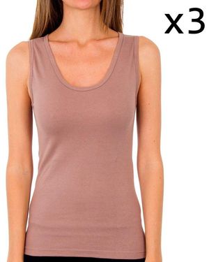 Abanderado Maillots de corps 4588-VISON - Violet