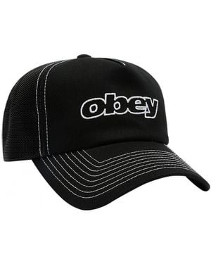 Obey Casquette form trucker - Noir