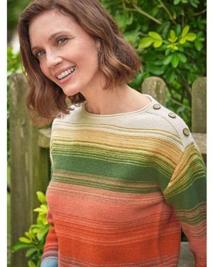 Woolovers Sweat-shirt WL167 - Vert