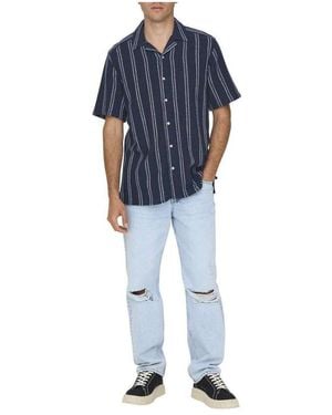 Only & Sons Chemise 9042701 - Bleu