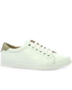 So Send Baskets basses Derby cuir /dé - Blanc