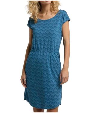 Ragwear Robe Courte Lilithe Chevron - Bleu