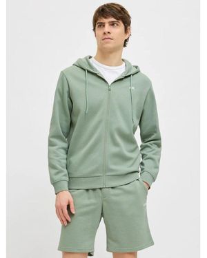 JJ Rebel Sweatshirts À Capuche 12266382 Rebel Sweat Zip-Iceberg - Vert