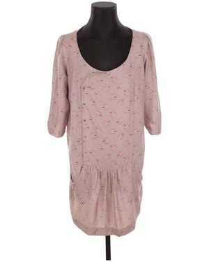 Ba&sh Robe courte Robe en coton - Rose