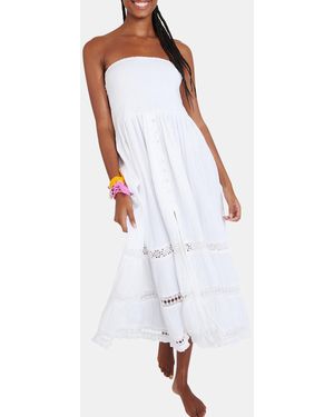 Banana Moon Robe MAGALIA SEALBEACH - Blanc