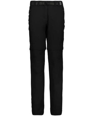 CMP Pantalon WOMAN PANT ZIP OFF NE - Noir