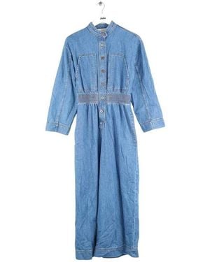Max Mara Combinaisons Combinaison en coton bleue