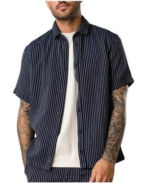 Petrol Industries Chemise Uni 1 - Bleu
