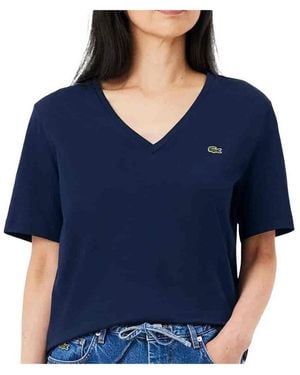 Lacoste T-shirt Relaxed - Bleu