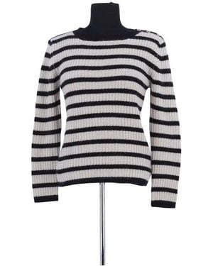Soeur Pull Pull en laine blanc - Noir