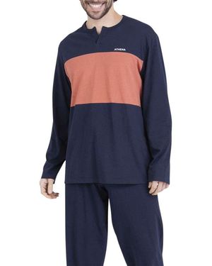 Athena Ensembles De Pyjama 7700501 - Bleu