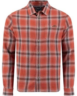 Weird Fish Chemise WF639 - Rouge