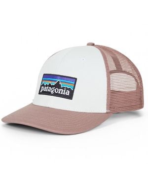 Patagonia Cappellino P-6 Logo Trucker Hat - Blu