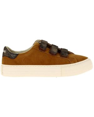 No Name Nette Schoenen Arcade Straps Suede Hit - Bruin
