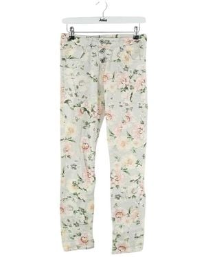 Please Pantalon Pantalon slim en coton multicolore - Gris