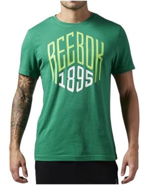 Reebok T-Shirt Korte Mouw Aj2667 - Groen